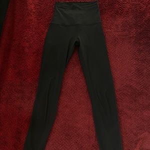 Lulu lemon align 28” high wasted black size 2